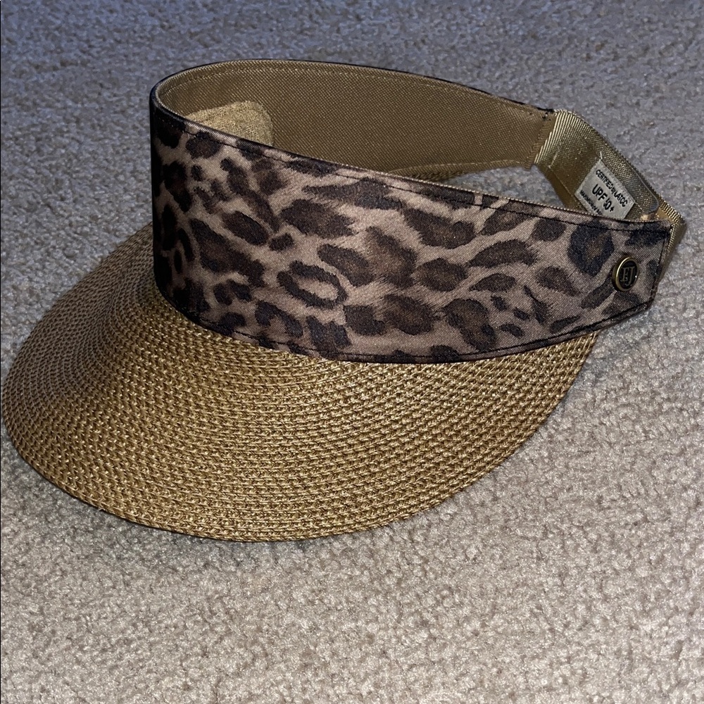 Eric Javits Leopard Print Hat